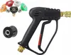 A pressure washer gun and its accessories are displayed against a white background. Náhled obrázku produktu