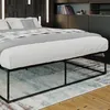 CLP Metallbett Scala schwarz Größe 200x200x46 cm Produktbild-Vorschau 3