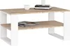 Konferenčný stolík ALEX Sonoma dub 92 cm s bielym Náhľad obrázku produktu 1