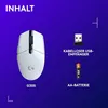 G305 Kabellose Gaming-Maus Weiß mit HERO-Sensor, lange Produktbild-Vorschau 19