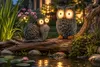 LUMILED Solar Eule LED Gartenfigur Dekorative Solarleuchte Produktbild-Vorschau 10