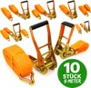 10x Spanngurte mit Ratsche Zurrgurt 8m 5000kg 5to 2-tlg. Produktbild-Vorschau 1