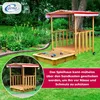 Coemo Spielhaus mit Sandkasten Sonnendach Spiel-Veranda Produktbild-Vorschau 6