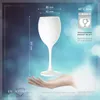 PLATINUX Schwarze & Weiße Weingläser aus Glas Wasserglas Produktbild-Vorschau 4