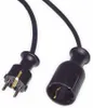 REV 0016100514, 10 m, 1,5 mm², Černá, 1 AC zásuvky / AC Náhled obrázku produktu 9