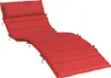 vidaXL Sonnenliegen-Auflage Rot 180x60x4 cm Oxford-Gewebe Produktbild-Vorschau 1