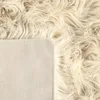 Kunstfell Fellteppich Imitat Teppich Hochflor Sitzkissen Produktbild-Vorschau 4