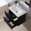 60 cm Badmöbel-Set Unterschrank mit Mineralguss waschtisch Produktbild-Vorschau 2