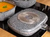 Doppelseitige Granit-Grillpfanne für Gas und Induktion Produktbild-Vorschau 3