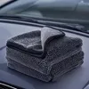 3× Premium Mikrofasertuch dunkelgrau 40×60 cm – Für Auto, Produktbild-Vorschau 2