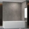 Duschabtrennung Faltbar Duschwand für Badewanne 120x140cm Produktbild-Vorschau 3