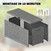 Outsunny Gartenbox 379 Liter Wasserdicht Abschließbar Produktbild-Vorschau 8