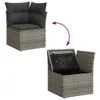 CLORIS 6-tlg. Garten-Sofagarnitur mit Kissen Grau Poly Produktbild-Vorschau 6