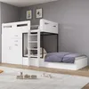 patrová postel 90×200 s výsuvným psacím stolem, manželská Náhled obrázku produktu 3