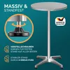 CASARIA® Table Basse Mange debout Aluminium - Table à Voir les images du produit 3