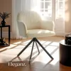 tectake® Samt-Drehstuhl Lona gepolstert 56 x 59 x 81 cm Produktbild-Vorschau 7