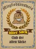 vianmo Holzschild 40x30 cm Mitgliedsausweis alter Sack Club Produktbild-Vorschau 1