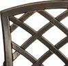 vidaXL 3dílná sada Bistro Set Litý hliník Bronz Náhled obrázku produktu 4