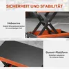 HOMCOM Motorradheber 500 kg Belastbar Motorradhebebühne Produktbild-Vorschau 7