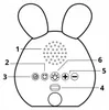 Lampa stołowa LED nocna nocne biała 1,8W Ciepła biel 153lm Podgląd zdjęcia produktu 12