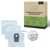 A product shot of reusable dust bags for a Roborock vacuum cleaner, along with its packaging. Produktbild-Vorschau
