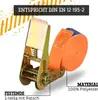 Safetytex 20x Spanngurt einteilig 4m lang 25mm breit 500kg Produktbild-Vorschau 2