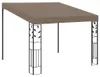 vidaXL nástenný pavilón 3x3x2,5 m Taupe Náhľad obrázku produktu 6
