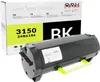 Toner kompatibel Lexmark 24B6186 Schwarz – für Lexmark Produktbild-Vorschau 1