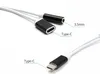 USB Typ C 2 in 1 Adapter Ladekabel Kabel 3,5 mm AUX Klinke Produktbild-Vorschau 3