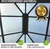 Alu Gartenpavillon SUMMERDREAM 3x3 grau inkl. LEDs Produktbild-Vorschau 5