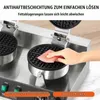 VEVOR commercieel wafelijzer, rond, dubbelzijdig, 2460W, Productafbeelding-voorbeeld 4