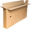 An open cardboard box, likely for shipping a bicycle. Produktbild-Vorschau