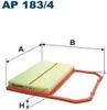 FILTRON Motorluftfilter AP 183/4 Filterpatrone für saubere Produktbild-Vorschau 1