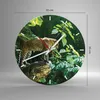 Wanduhr - Rund - Glasuhr - Dschungel Leopard Panther - Produktbild-Vorschau 3