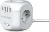 RealPower Steckdosenwürfel PowerBox 431 + 3xUSB-A / 1xUSB-C Produktbild-Vorschau 1
