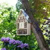 Navaris Insektenhotel aus Holz - Naturbelassenes Insekten Produktbild-Vorschau 2