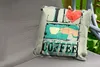 MuchoWow® Outdoor Kissen - Kaffee - Zitate - Vintage - Ich Produktbild-Vorschau 2