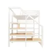 Flieks Etagenbett 140x200cm mit Schreibtisch und Produktbild-Vorschau 10