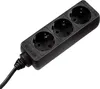 Hama 0003039, 3 AC-Ausgänge, 230 V, 50 Hz, 3500 W, Schwarz, Produktbild-Vorschau 2