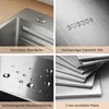 SONNI Breite Seite quadratisches Spülbecken 70 x 45 x 24,5 Produktbild-Vorschau 6