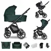 Kinderwagen Emjot EQ 3in1 grün Aluminium klappbar Produktbild-Vorschau 1