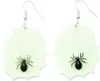 Spinnennetz mit Spinne Ohrringe Miniblings Hänger Halloween Produktbild-Vorschau 2