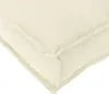 vidaXL Kissen Creme 100 x 40 x 8 cm Oxford-Stoff Produktbild-Vorschau 5