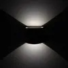 Graue LED-Wandleuchten - Quadratisch - Bridgelux - IP65 - Produktbild-Vorschau 5