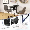 COSTWAY Tavolo da manicure pieghevole con raccoglitore di Anteprima dell’immagine prodotto 8