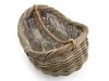 Rattan Pflanzkorb 2er Set – Blumentopf / Übertopf Kubu Grau Produktbild-Vorschau 7