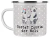 Mr. & Mrs. Panda Teetasse Panda Bester Cousin der Welt - Produktbild-Vorschau 1