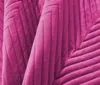 Violette Samtüberwurf für das Bett mit Muster ARROW VELVET Produktbild-Vorschau 4