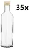 Lahev MARASCA 250 ml čirá 35 ks VČETNĚ ZLATÝCH VÍČEK, Počet Náhled obrázku produktu 1