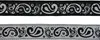 Paisley-Zierband ab 1m Breite ca.15-16 mm Dekoband gewoben Produktbild-Vorschau 1